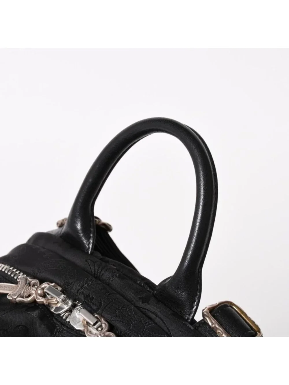 Chrome Hearts Grade Mini Seventh Gray Mini Backpack Nylon Jacquard All Over